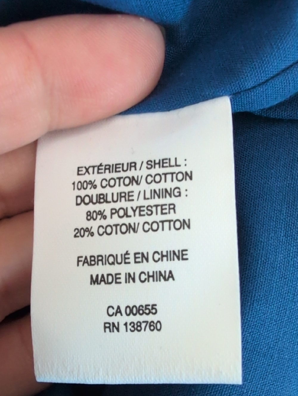 Boho Blue Cotton Floral Midi Dress Balloon Sleeve Cottagecore Romantic 2X - Picture 15 of 16